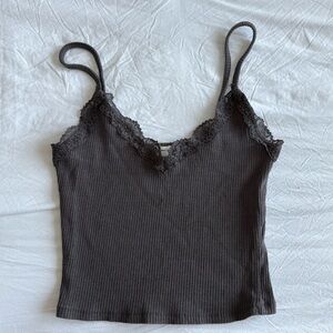 Garage Lace-Trimmed Tank